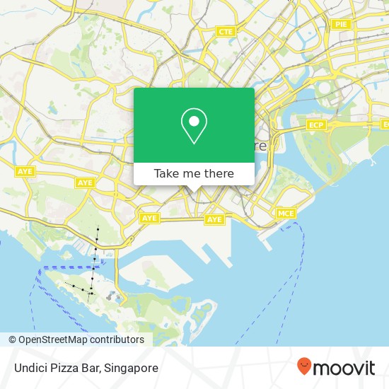 Undici Pizza Bar, 39 Duxton Hl Singapore 08 map