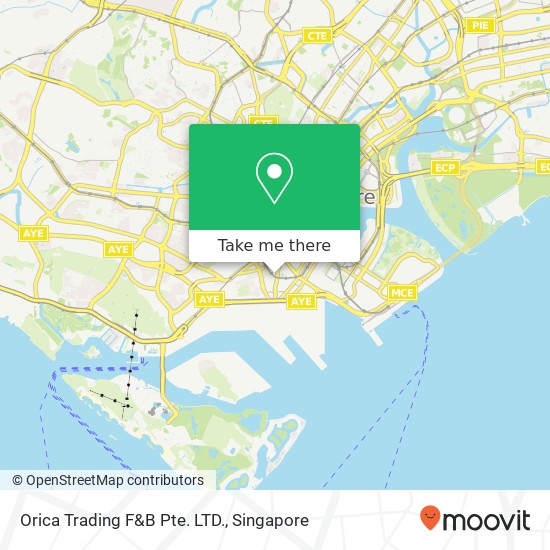 Orica Trading F&B Pte. LTD., 7 Tg Pagar Plz Singapore 081007地图