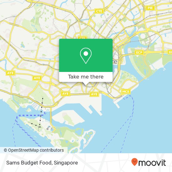 Sams Budget Food, 7 Tg Pagar Plz Singapore 081007 map
