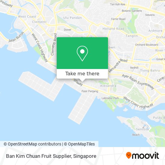 Ban Kim Chuan Fruit Supplier map