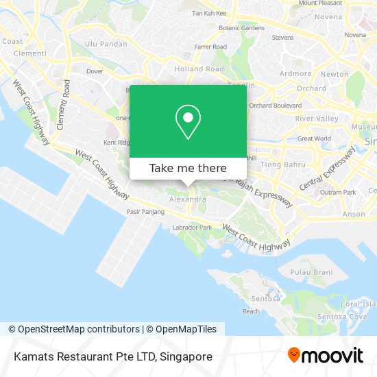 Kamats Restaurant Pte LTD地图