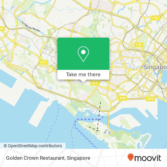 Golden Crown Restaurant, 108 Depot Rd Singapore 10地图