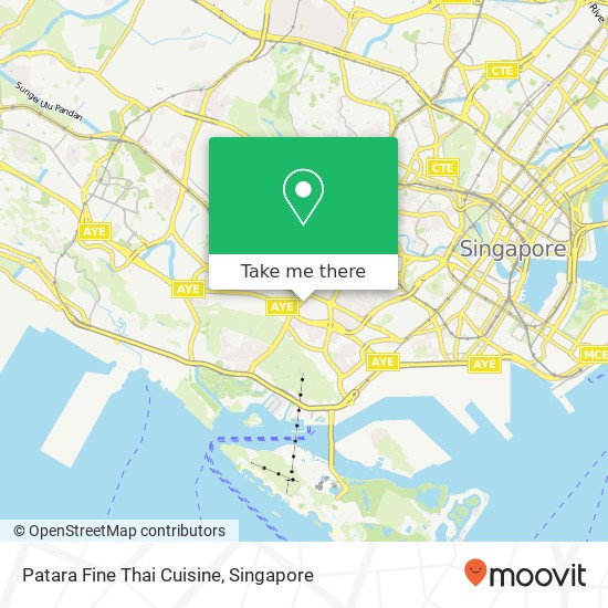 Patara Fine Thai Cuisine, 211 Henderson Rd Singapore 159552 map