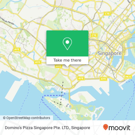 Domino's Pizza Singapore Pte. LTD., 120 Lower Delta Rd Singapore 169208 map