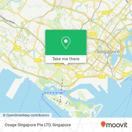 Osage Singapore Pte LTD, 1100 Lower Delta Rd Singapore 169206 map