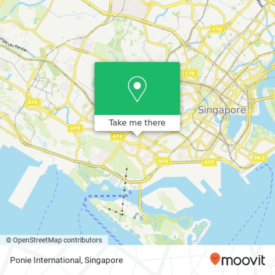 Ponie International, 1091 Lower Delta Rd Singapore 16 map