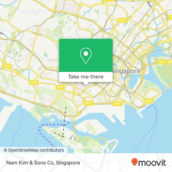 Nam Kim & Sons Co, 1D Yong Siak St Singapore map