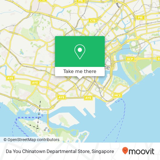 Da You Chinatown Departmental Store, 336 Smith St Singapore 05 map