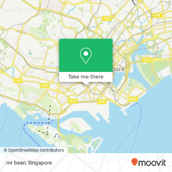 mr bean, 10 Outram Rd Singapore 16 map