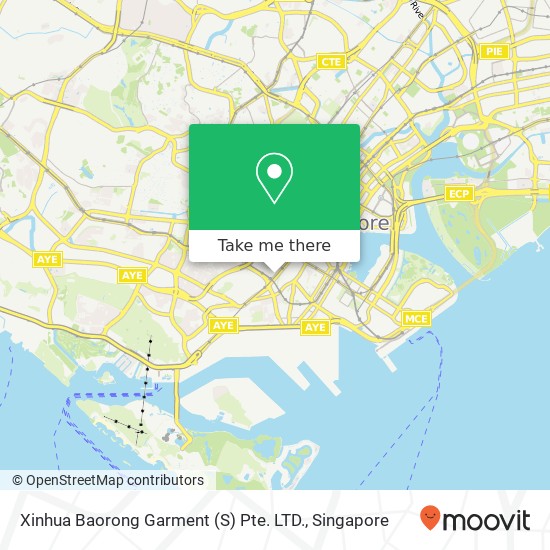 Xinhua Baorong Garment (S) Pte. LTD., 100A Eu Tong Sen St Singapore 059813地图