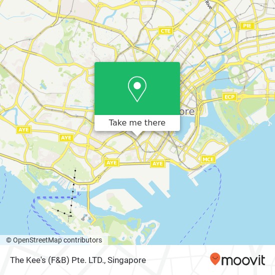 The Kee's (F&B) Pte. LTD., 100A Eu Tong Sen St Singapore 059813地图