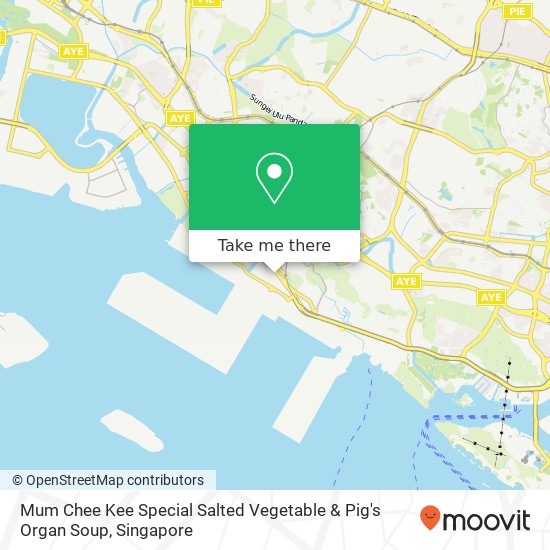 Mum Chee Kee Special Salted Vegetable & Pig's Organ Soup, 1 Wholesale Cntr Singapore 110001 map