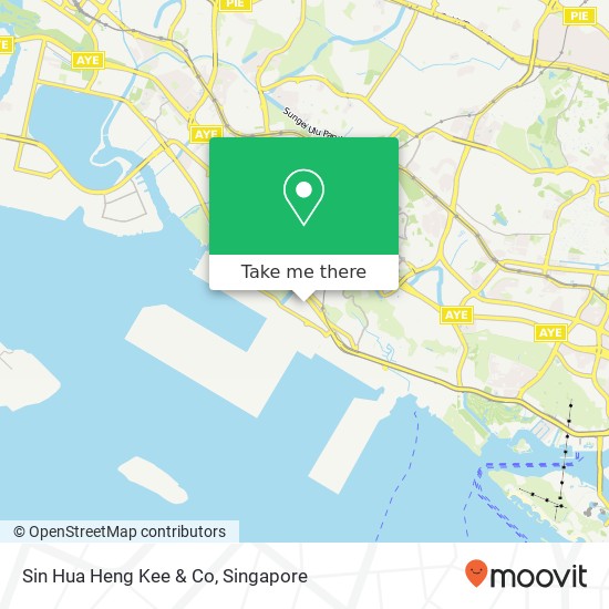 Sin Hua Heng Kee & Co, 12 Wholesale Cntr Singapore 11 map