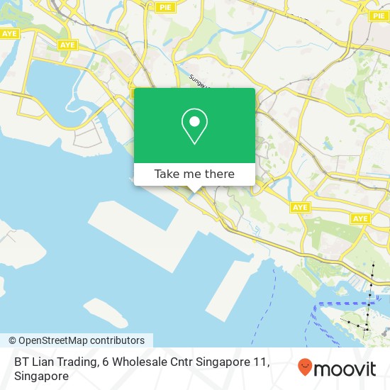 BT Lian Trading, 6 Wholesale Cntr Singapore 11 map