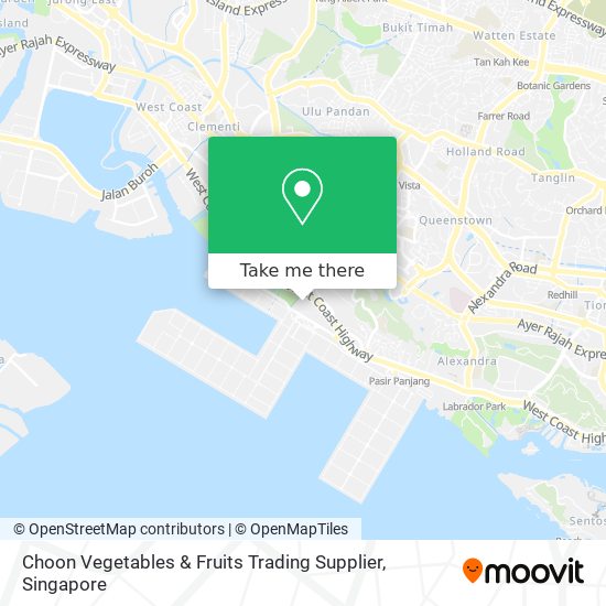 Choon Vegetables & Fruits Trading Supplier map