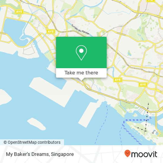 My Baker's Dreams, 27 West Coast Highway Singapore 117867地图