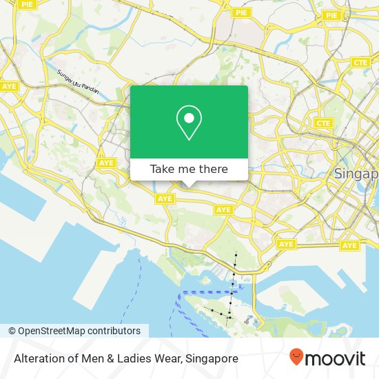 Alteration of Men & Ladies Wear, 1 Jalan Bukit Merah Singapore 15地图