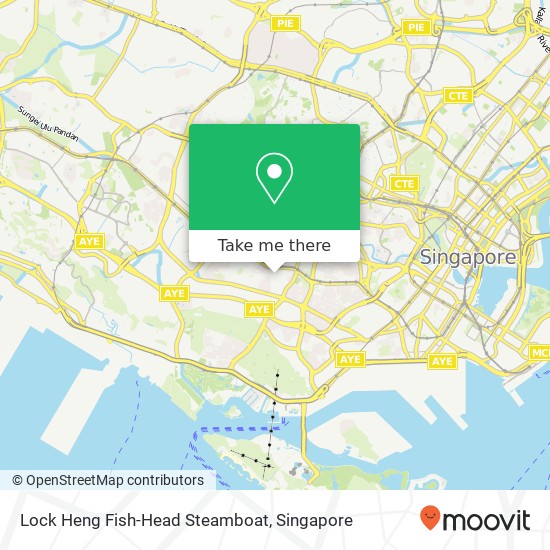 Lock Heng Fish-Head Steamboat, 85 Redhill Ln Singapore 15 map