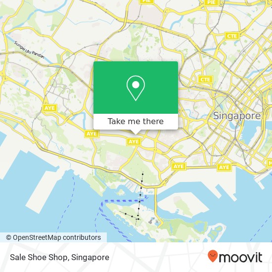 Sale Shoe Shop, 164 Bukit Merah Central Singapore 150164地图