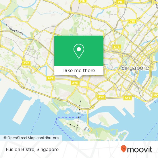 Fusion Bistro, Jalan Bukit Merah Singapore 15地图