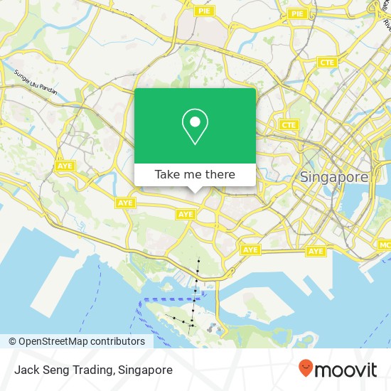 Jack Seng Trading, 88 Redhill Clos Singapore 150088地图
