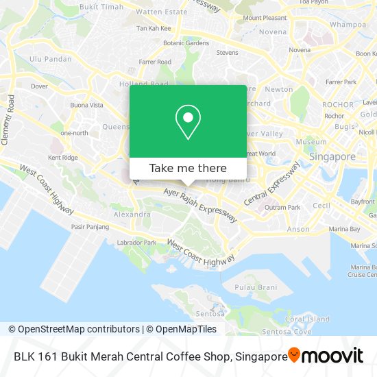 BLK 161 Bukit Merah Central Coffee Shop地图