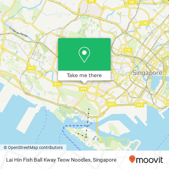 Lai Hin Fish Ball Kway Teow Noodles, 163 Bukit Merah Central Singapore 15地图