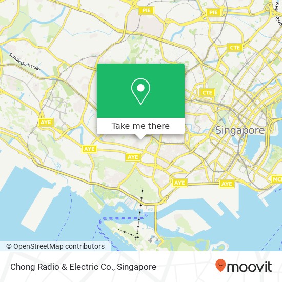 Chong Radio & Electric Co., 86 Redhill Clos Singapore 15地图