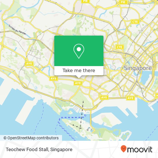 Teochew Food Stall, 163 Bukit Merah Central Singapore 15 map