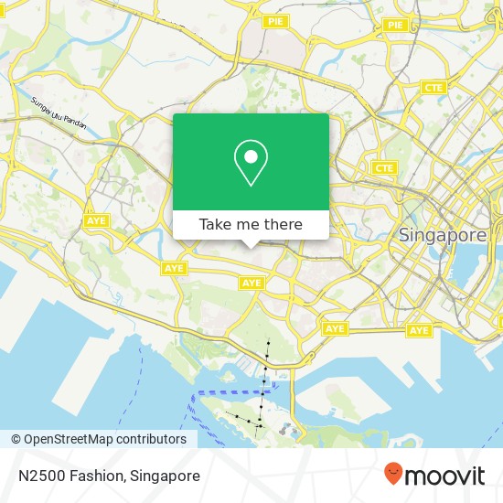 N2500 Fashion, 72 Redhill Rd Singapore 150072 map