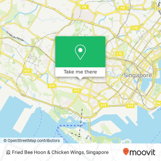 焱 Fried Bee Hoon & Chicken Wings, 85 Redhill Ln Singapore地图