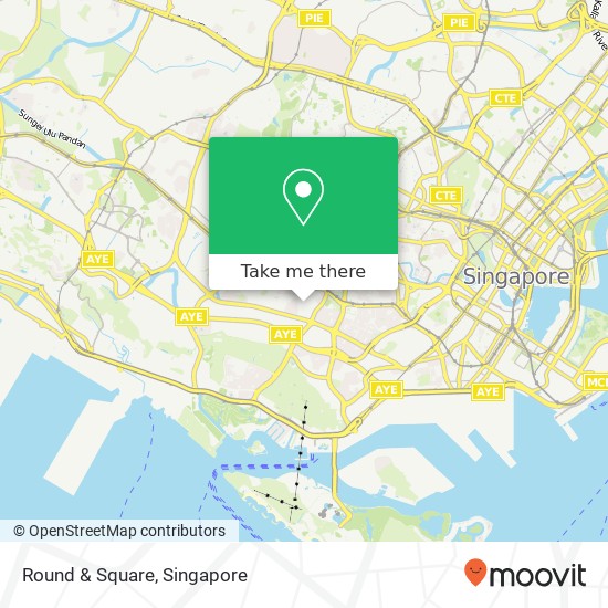 Round & Square, 87 Redhill Clos Singapore 150087地图