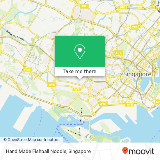 Hand Made Fishball Noodle, Singapore map