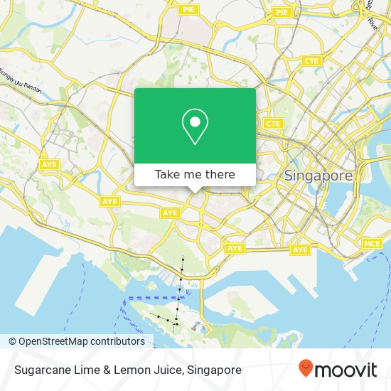 Sugarcane Lime & Lemon Juice, 115 Bukit Merah Vw Singapore 15地图