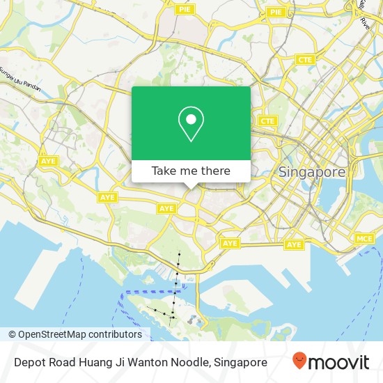 Depot Road Huang Ji Wanton Noodle, 115 Bukit Merah Vw Singapore 15 map