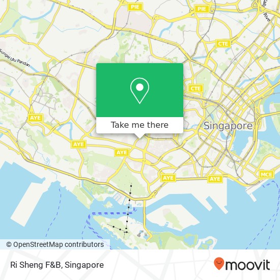 Ri Sheng F&B, 115 Bukit Merah Vw Singapore 15 map