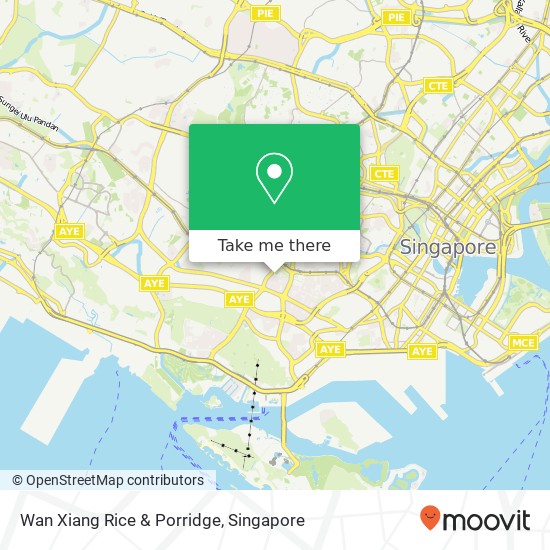 Wan Xiang Rice & Porridge, 115 Bukit Merah Vw Singapore 15 map