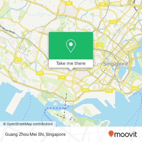 Guang Zhou Mei Shi, 115 Bukit Merah Vw Singapore 15 map