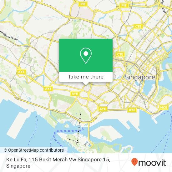 Ke Lu Fa, 115 Bukit Merah Vw Singapore 15地图