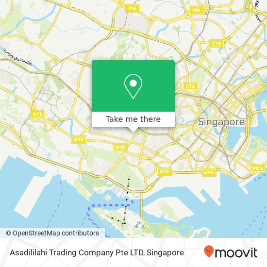 Asadililahi Trading Company Pte LTD, Henderson Rd Singapore地图