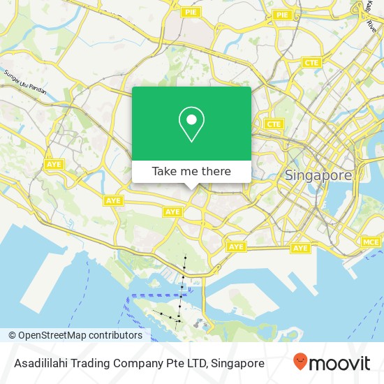 Asadililahi Trading Company Pte LTD, Henderson Rd Singapore map