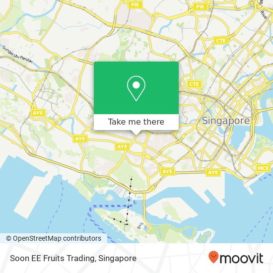 Soon EE Fruits Trading, 116 Bukit Merah Vw Singapore 151116 map