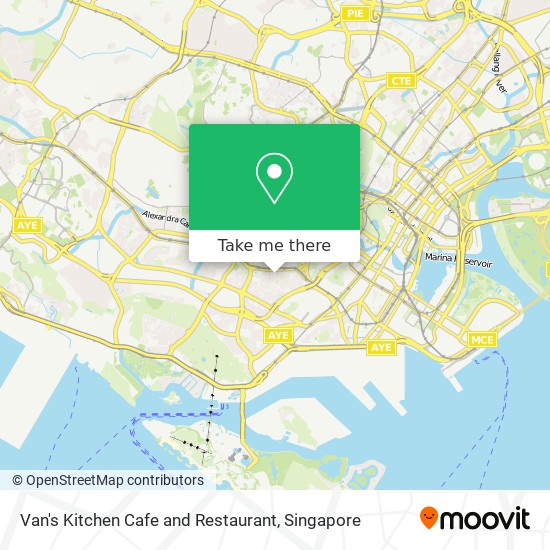 Van's Kitchen Cafe and Restaurant map