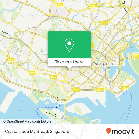 Crystal Jade My Bread, 302 Tiong Bahru Rd Singapore 168732地图