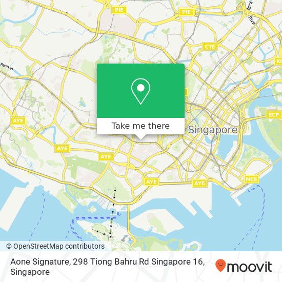 Aone Signature, 298 Tiong Bahru Rd Singapore 16 map