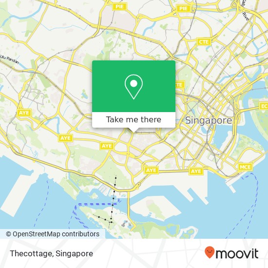 Thecottage, 20 Jalan Membina Singapore 164020 map