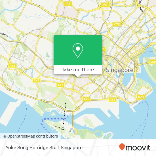 Yoke Song Porridge Stall, 18 Jalan Membina Singapore 164018地图
