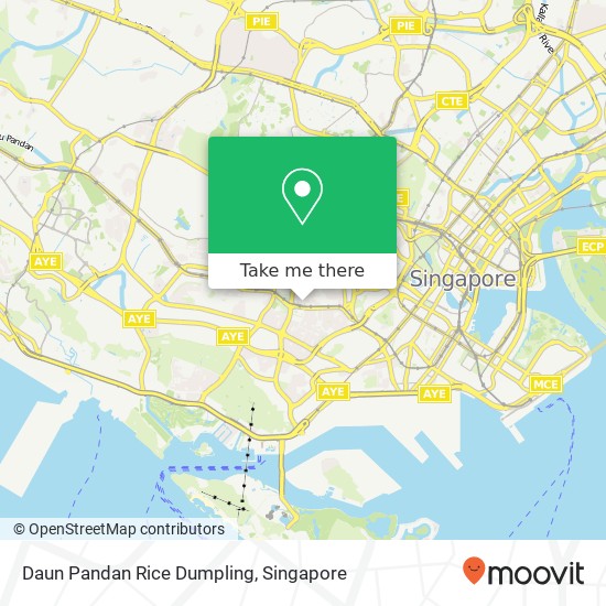 Daun Pandan Rice Dumpling, Singapore map
