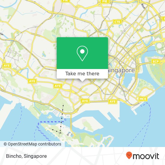 Bincho, 78 Moh Guan Ter Singapore 16地图