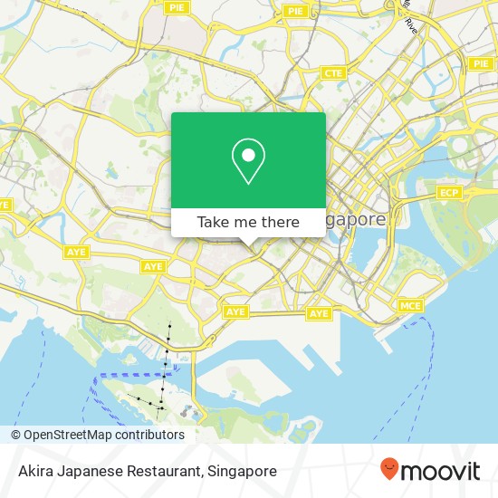 Akira Japanese Restaurant, 50 Tiong Bahru Rd Singapore 16 map